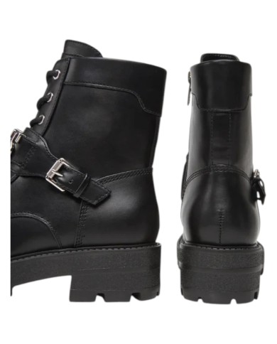 Stivaletto Guess Donna Yanzy Anfibio Leather Black