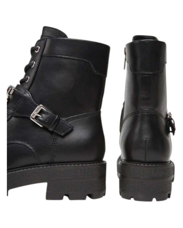 Stivaletto Guess Donna Yanzy Anfibio Leather Black