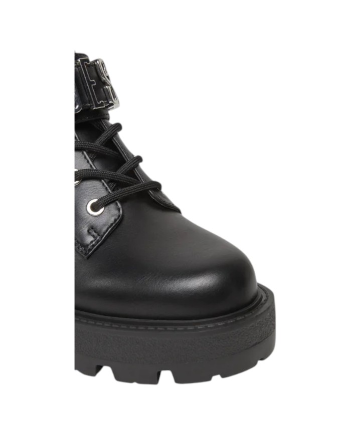 Stivaletto Guess Donna Yanzy Anfibio Leather Black