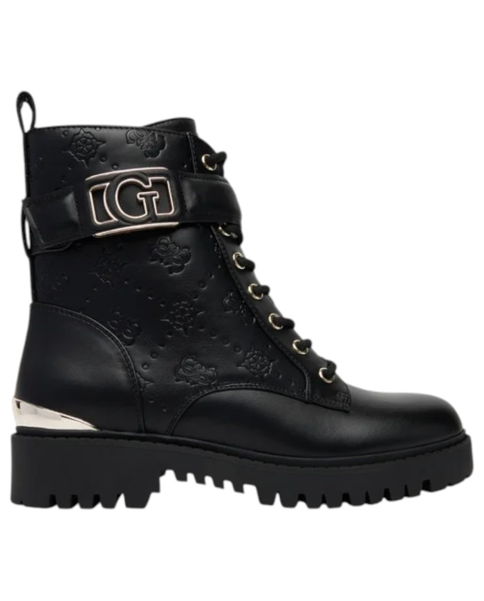 Stivaletto Guess Donna Oranda 2 4G Logo Peony Leather Black