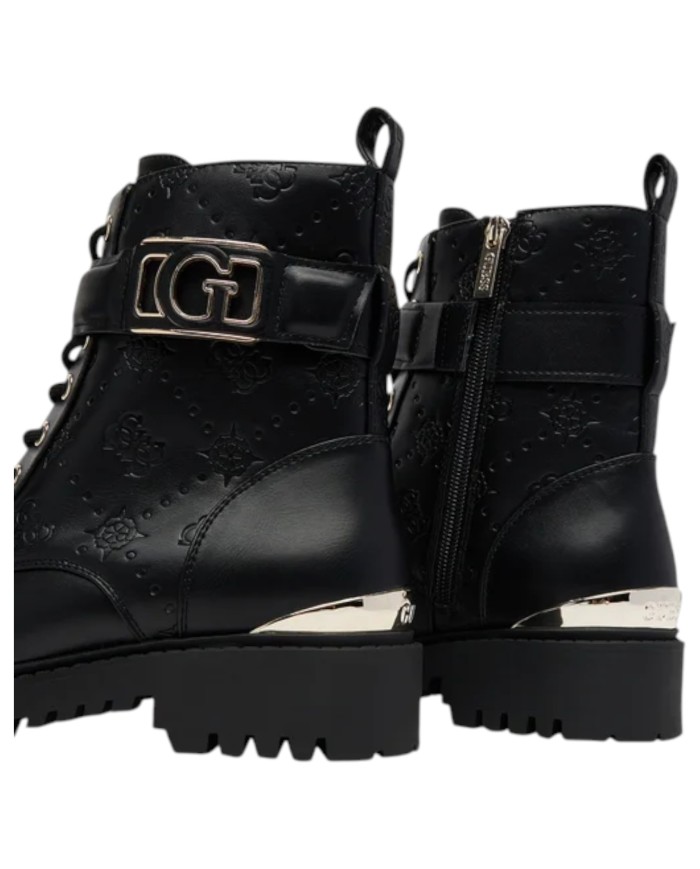 Stivaletto Guess Donna Oranda 2 4G Logo Peony Leather Black