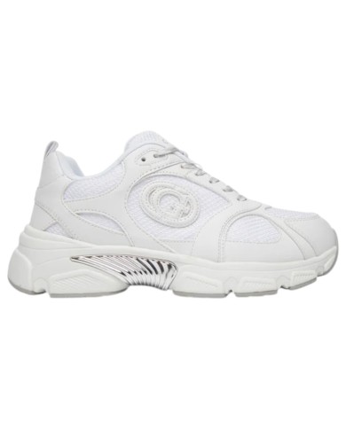 Sneakers Guess Donna Ibitha Runner Mesh Leather White