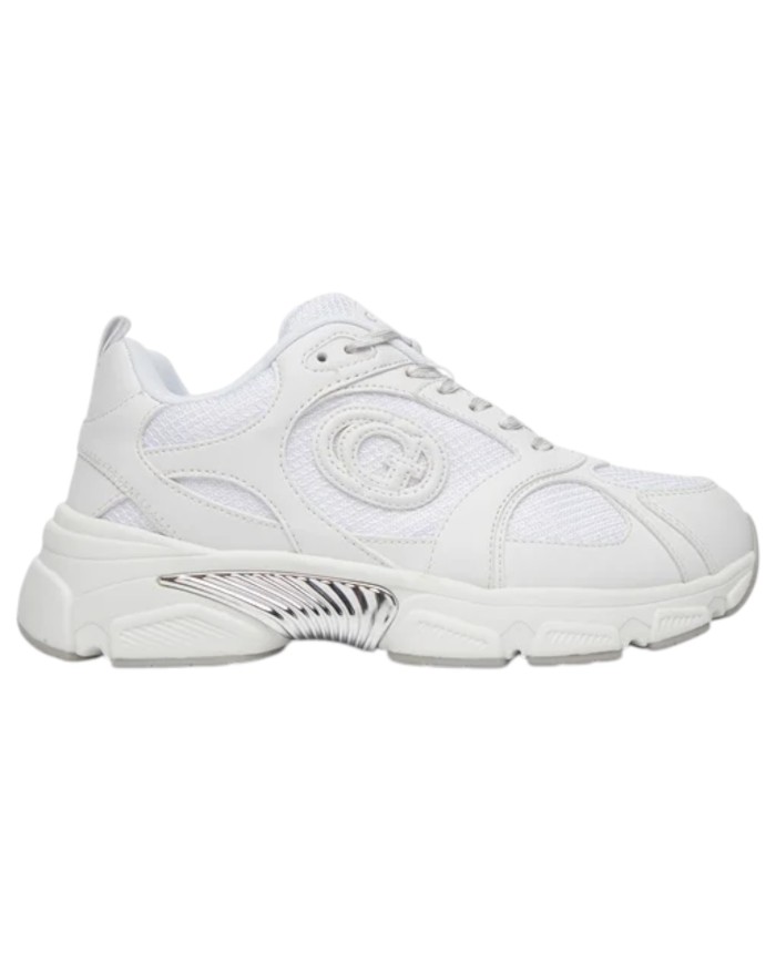 Sneakers Guess Donna Ibitha Runner Mesh Leather White