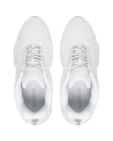 Sneakers Guess Donna Ibitha Runner Mesh Leather White
