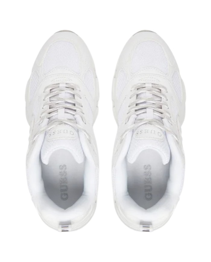 Sneakers Guess Donna Ibitha Runner Mesh Leather White