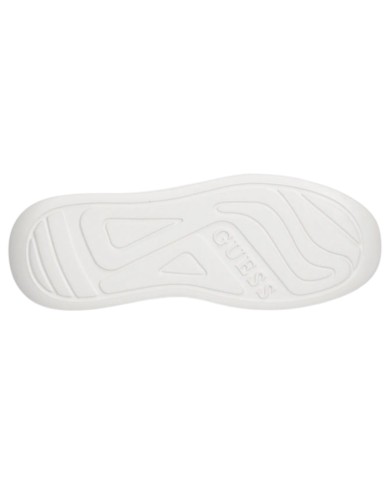 Sneakers Guess Uomo Elba 4G Logo Leather Beige Brown