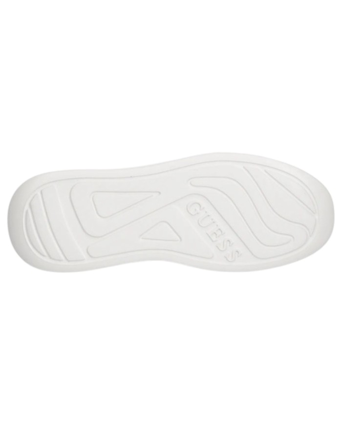 Sneakers Guess Uomo Elba 4G Logo Leather Beige Brown