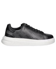 Sneakers Guess Uomo Elba 4G Logo Leather Black
