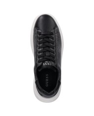Sneakers Guess Uomo Elba 4G Logo Leather Black