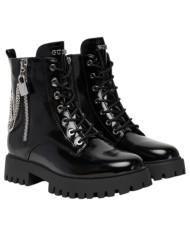 Stivaletto Guess Donna Anfibio Fiorelo Leather Black