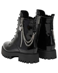 Stivaletto Guess Donna Anfibio Fiorelo Leather Black