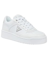 Sneakers Guess Donna Miram Triangle Logo Leather White