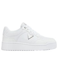 Sneakers Guess Donna Miram Triangle Logo Leather White