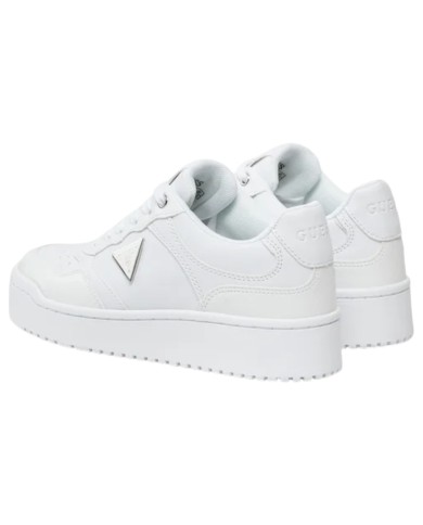 Sneakers Guess Donna Miram Triangle Logo Leather White