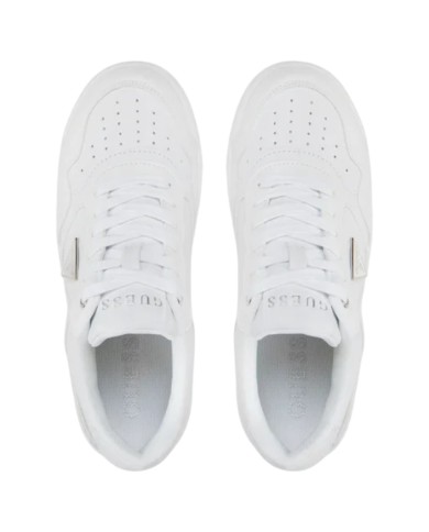 Sneakers Guess Donna Miram Triangle Logo Leather White