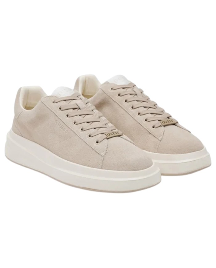 Sneakers Guess Uomo Elba Suede Beige