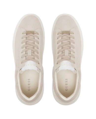 Sneakers Guess Uomo Elba Suede Beige