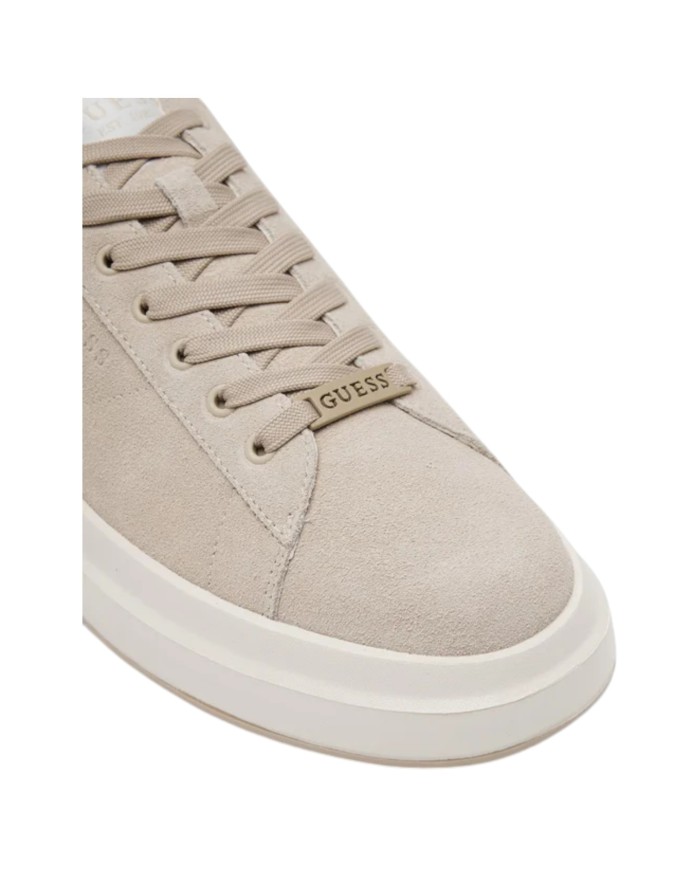 Sneakers Guess Uomo Elba Suede Beige