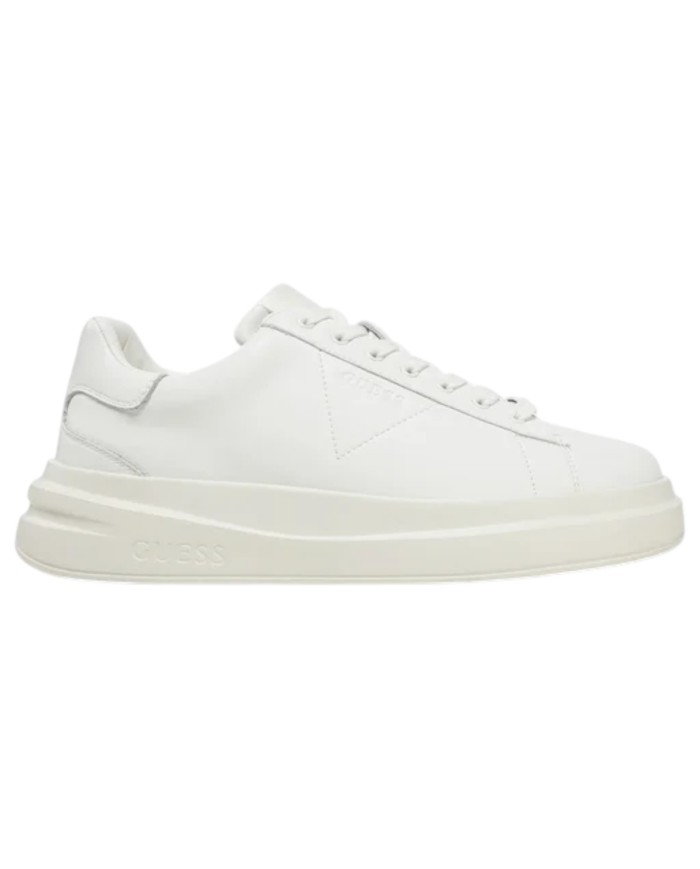 Sneakers Guess Uomo Elba Leather White