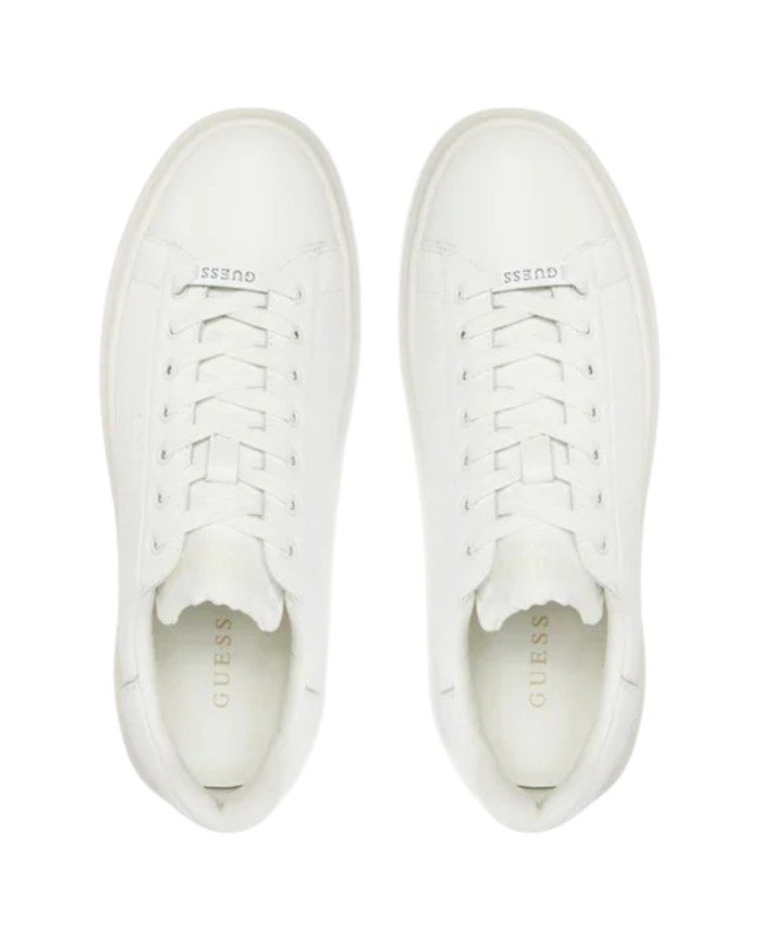 Sneakers Guess Uomo Elba Leather White