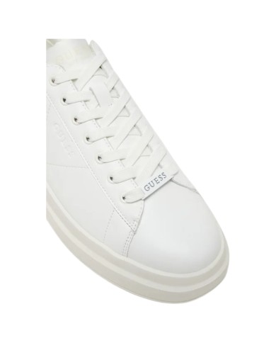 Sneakers Guess Uomo Elba Leather White