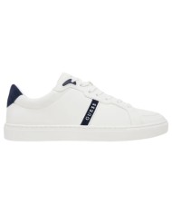 Sneakers Guess Uomo Todi 4 Suede Leather Off White Blue