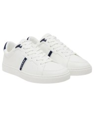 Sneakers Guess Uomo Todi 4 Suede Leather Off White Blue