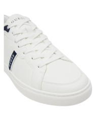 Sneakers Guess Uomo Todi 4 Suede Leather Off White Blue