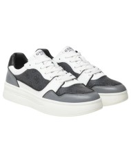 Sneakers Guess Uomo Winno 2 4G Logo Leather White Grey Coal