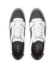 Sneakers Guess Uomo Winno 2 4G Logo Leather White Grey Coal