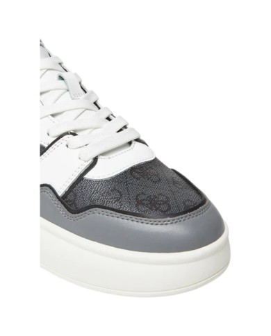 Sneakers Guess Uomo Winno 2 4G Logo Leather White Grey Coal