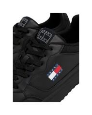 Sneakers Uomo Tommy Hilfiger Tjm Cup Flag Logo Leather Black