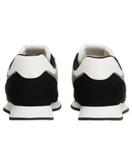 Sneakers Uomo Tommy Hilfiger Tjm Runner Flag Logo Mesh Leather Black