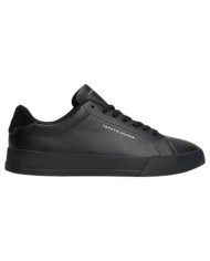 Sneakers Uomo Tommy Hilfiger Th Court Line Logo Leather Black
