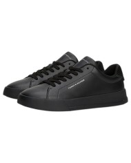 Sneakers Uomo Tommy Hilfiger Th Court Line Logo Leather Black