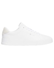 Sneakers Uomo Tommy Hilfiger Th Court Line Logo Leather White