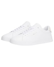 Sneakers Uomo Tommy Hilfiger Th Court Line Logo Leather White