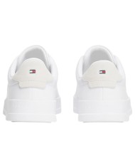 Sneakers Uomo Tommy Hilfiger Th Court Line Logo Leather White