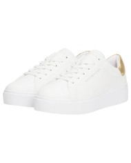 Sneakers Donna Tommy Hilfiger Essential Platform Line Logo Leather White
