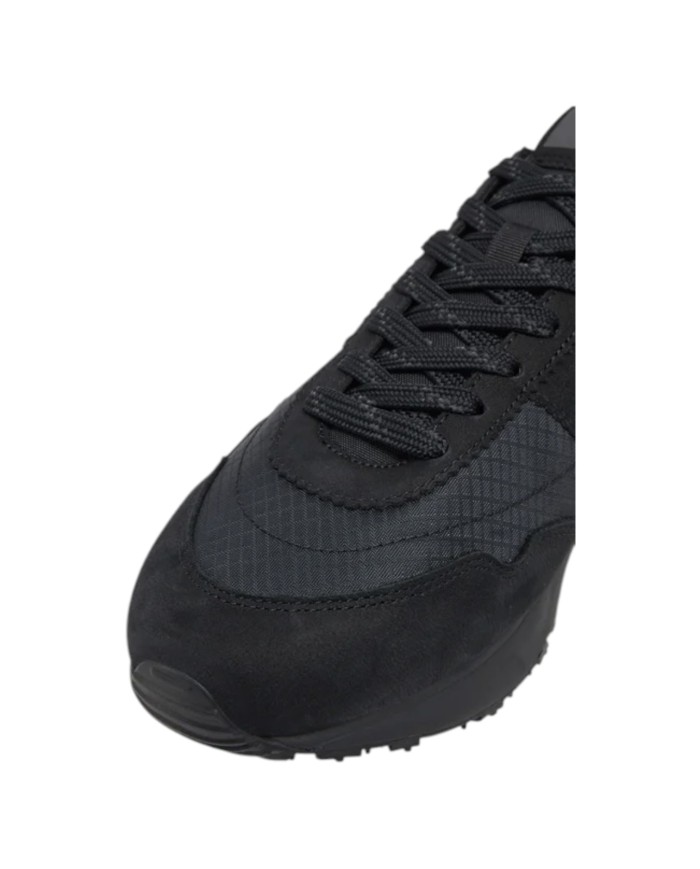 Sneaker Uomo Ralph Lauren Train 89 in Nabuk e Oxford  Black