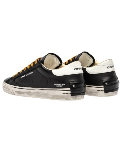 Sneakers Uomo Crime London Distressed 2.0 Leather Black