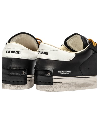 Sneakers Uomo Crime London Distressed 2.0 Leather Black