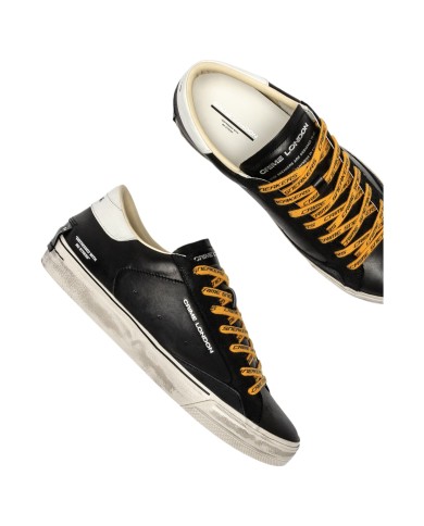 Sneakers Uomo Crime London Distressed 2.0 Leather Black