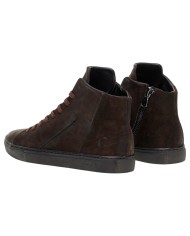Stivaletto Uomo Crime London High Top Minimal Leather Shadow High Brown