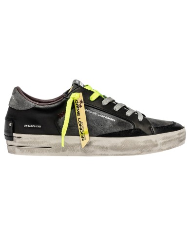 Sneakers Uomo Crime London Sk8 Deluxe Leather Cool Grey