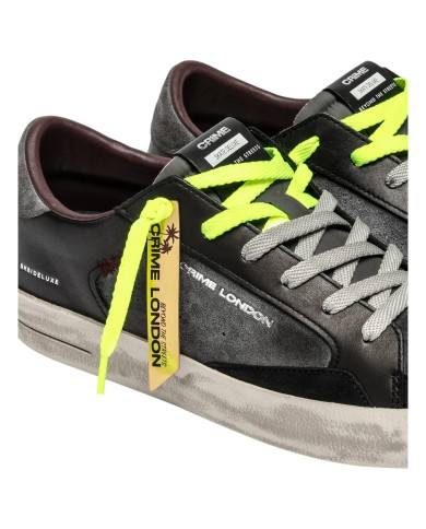 Sneakers Uomo Crime London Sk8 Deluxe Leather Cool Grey