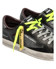 Sneakers Uomo Crime London Sk8 Deluxe Leather Cool Grey