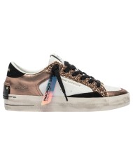 Sneakers Donna Crime London Sk8 Deluxe Leather White Bronze Ambre Glam