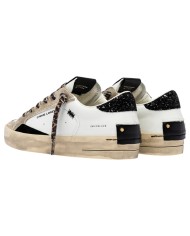 Sneakers Donna Crime London Sk8 Deluxe Leather White Arctic Shadow