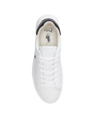 Sneaker Uomo Ralph Lauren RLite Sport in Camoscio e Pelle Bianco Blu